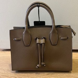 Genuine leather tote bag